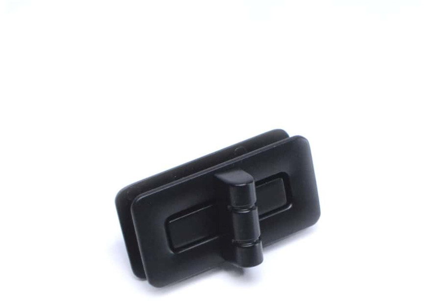 Rechthoekige draaisluiting Mat zwart